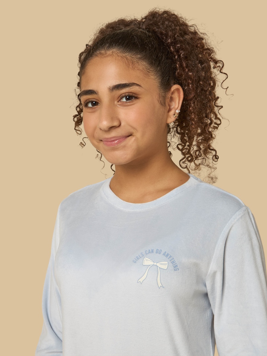 Bow Print Pyjama Set