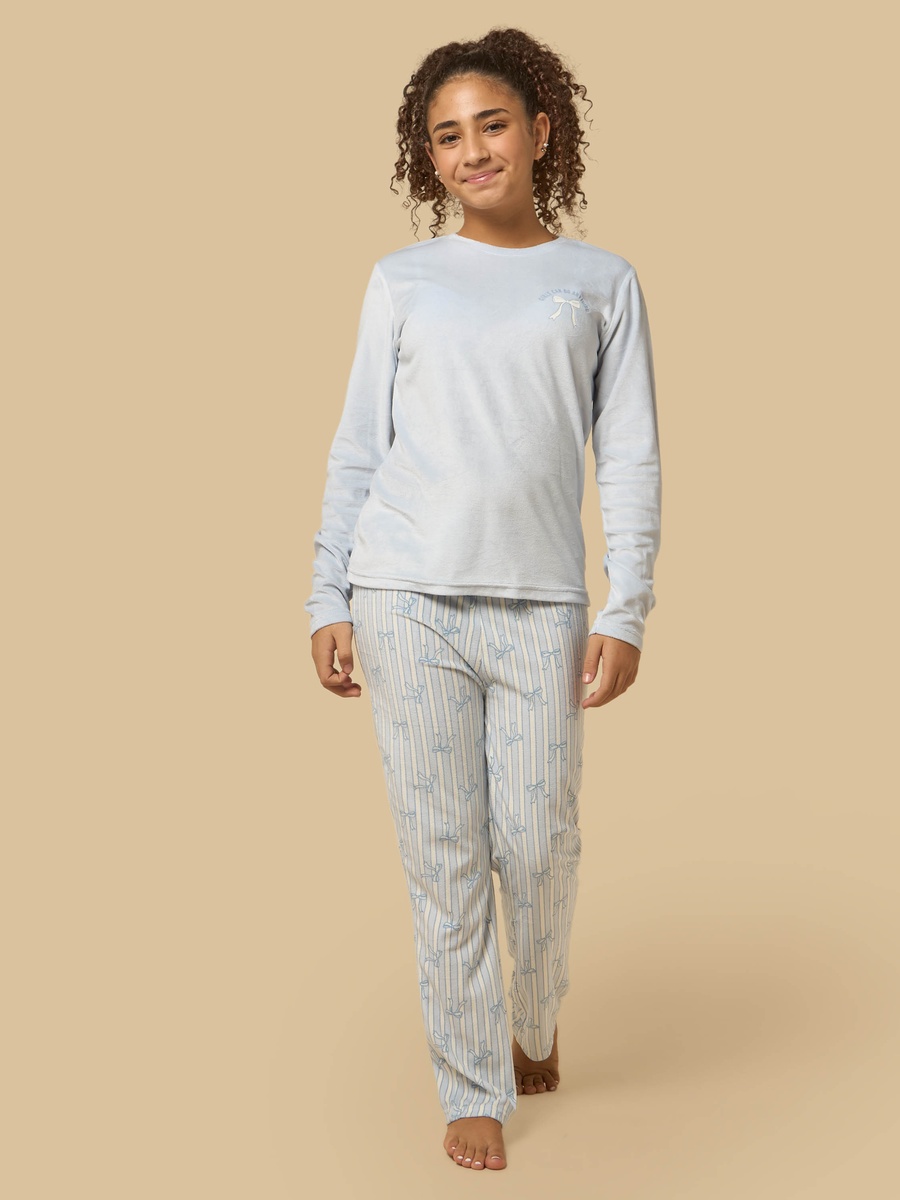 Bow Print Pyjama Set