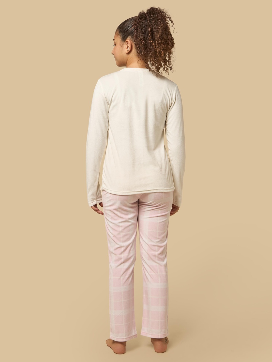 Slogan Print Pyjama Set