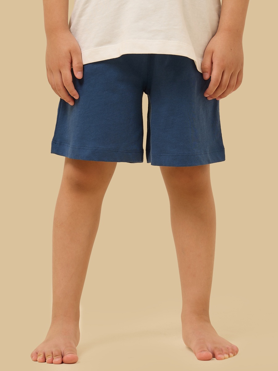 Robot Print Cotton Shorts Set