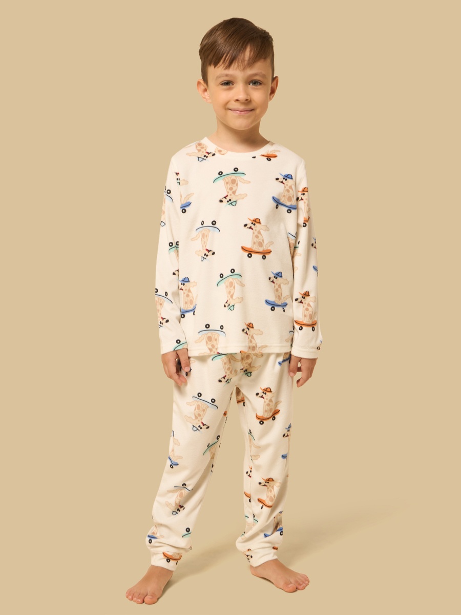 Dog Print Pyjama Set
