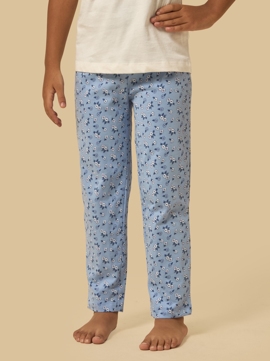 Floral Print Cotton Pyjama Set
