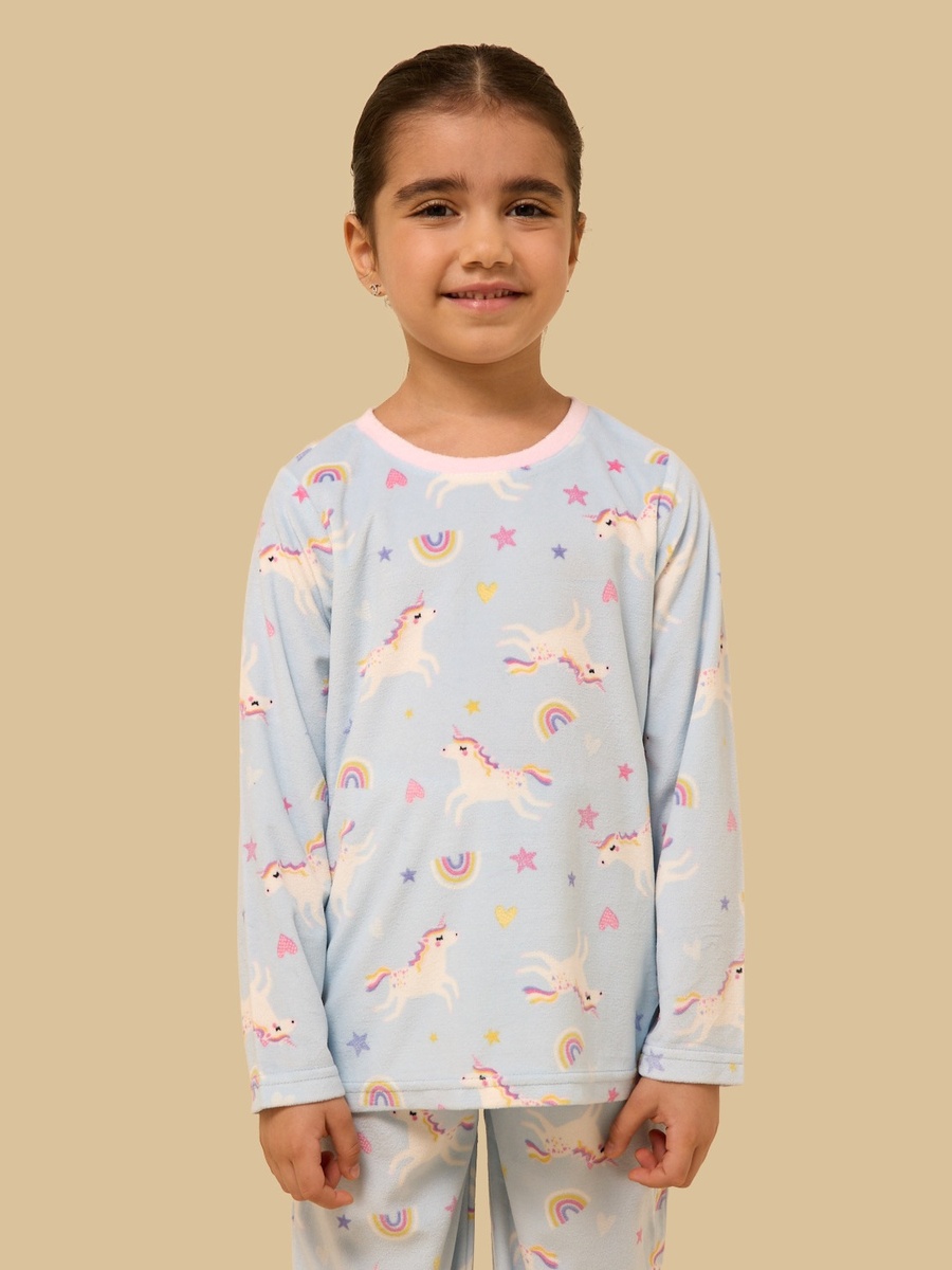 Unicorn Print Pyjama Set