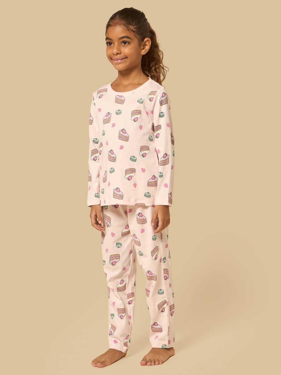 Cake Print Pyjama Set