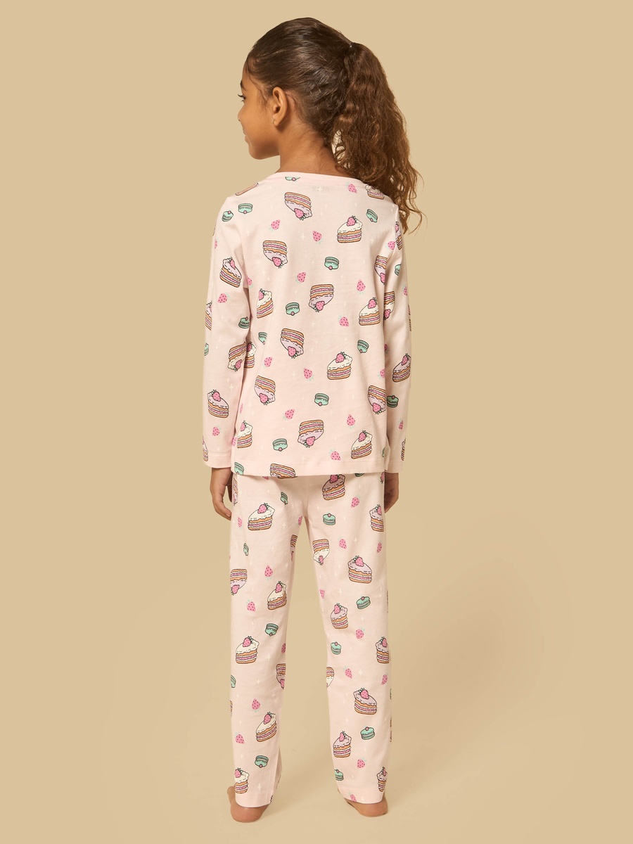 Cake Print Pyjama Set
