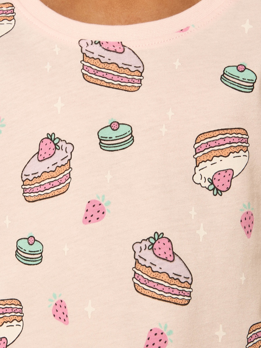 Cake Print Pyjama Set