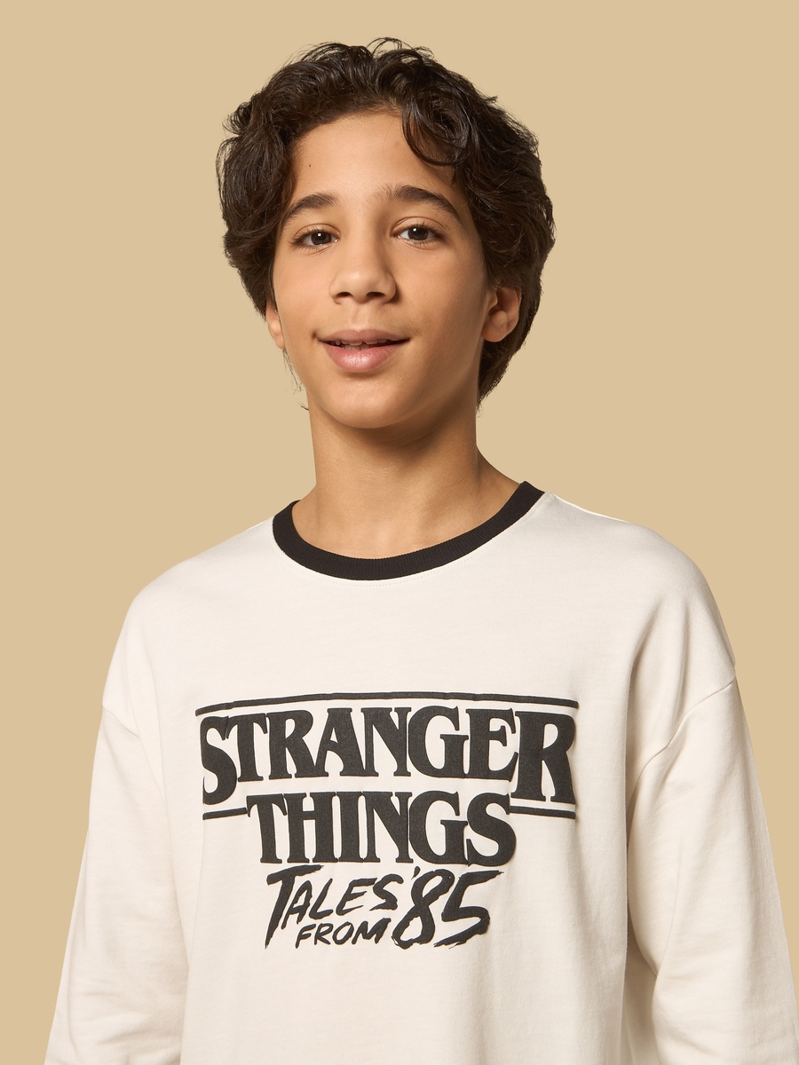 Stranger Things Print Cotton Pyjama Set