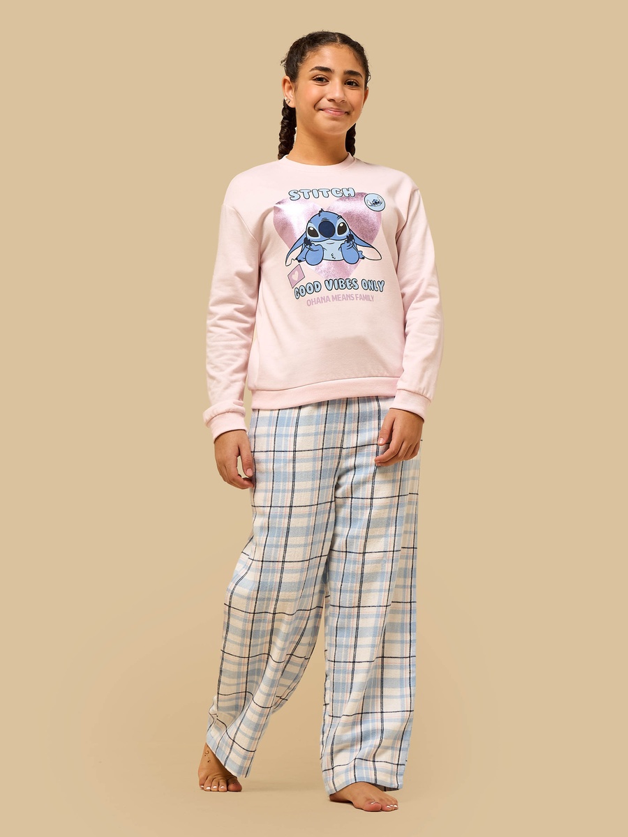 Stitch Print Pyjama Set