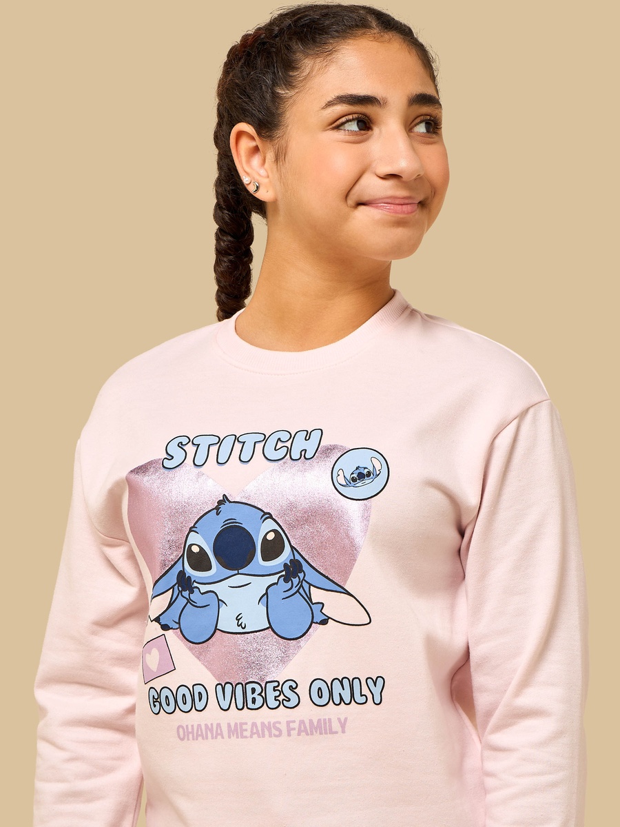 Stitch Print Pyjama Set