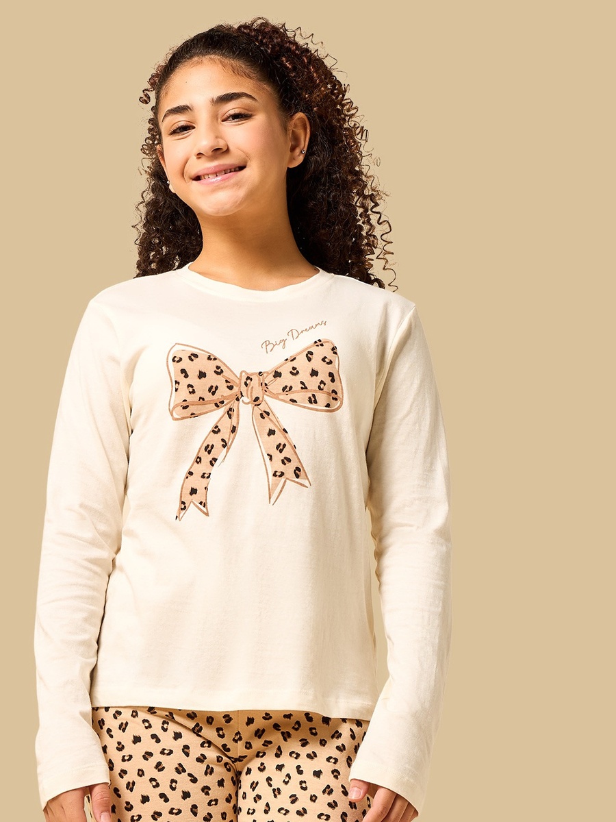 Pack of 2 - Bow Print Pyjama Set