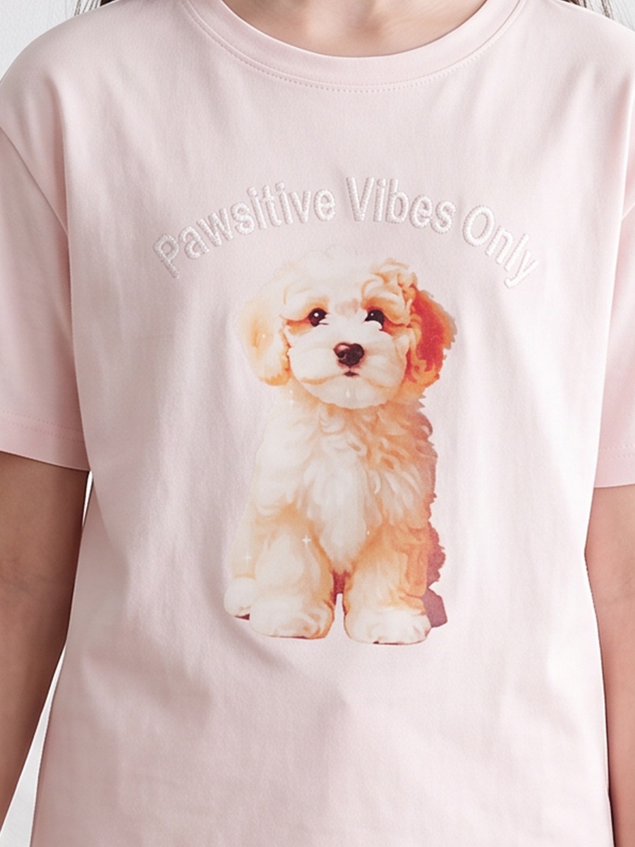 Dog Print Cotton Pyjama Set