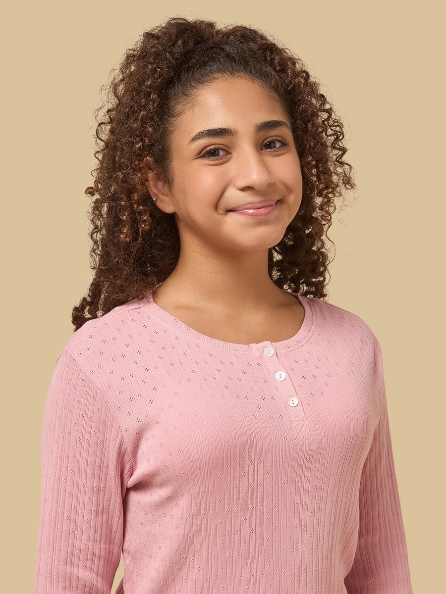 Checked Pointelle Pyjama Set
