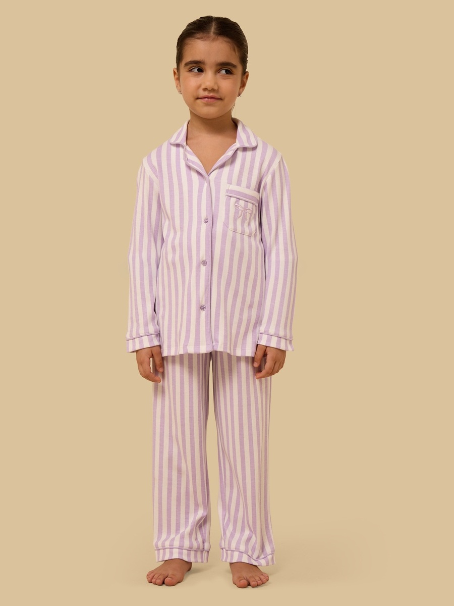 Striped Cotton Pyjama Set