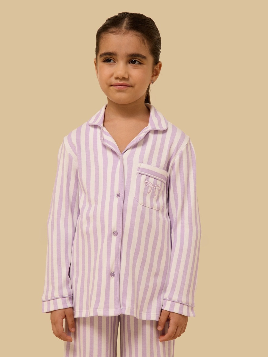 Striped Cotton Pyjama Set
