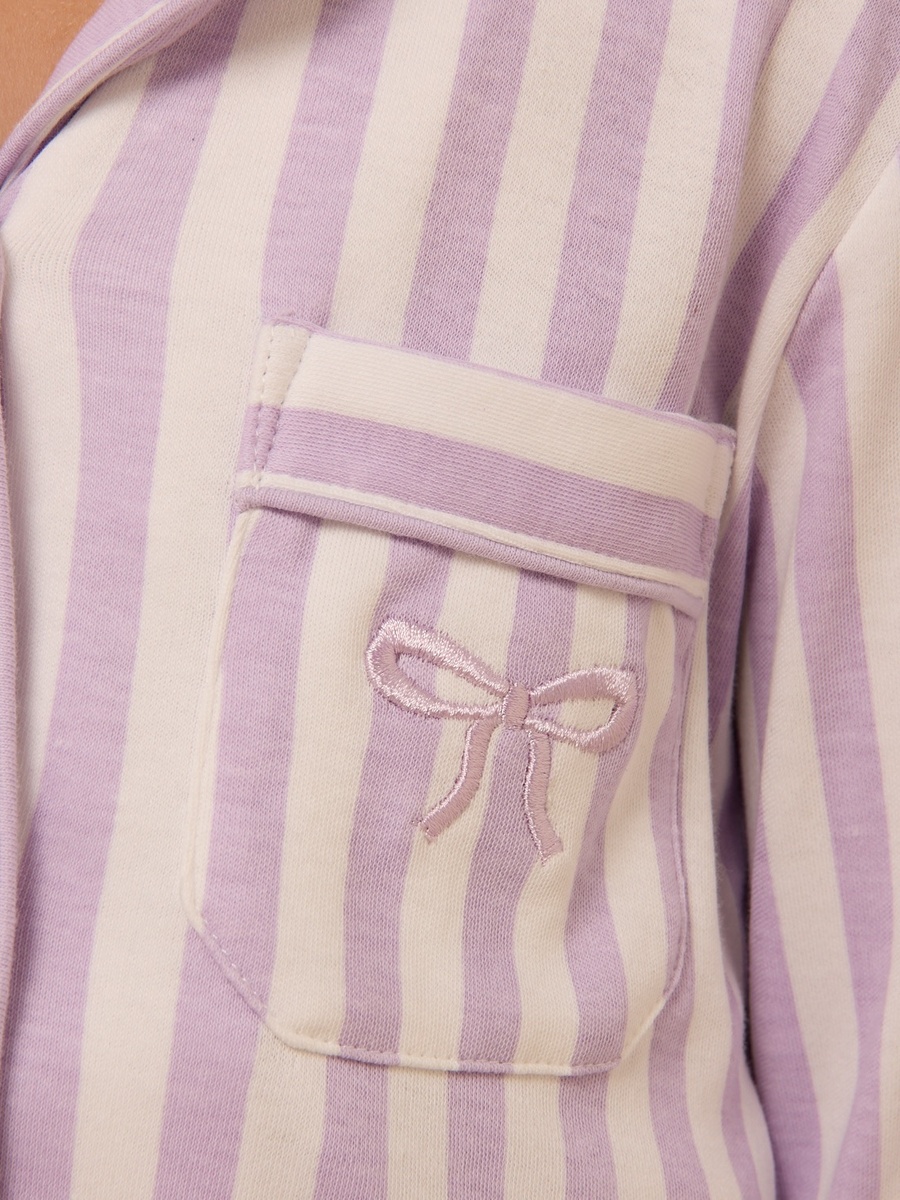 Striped Cotton Pyjama Set