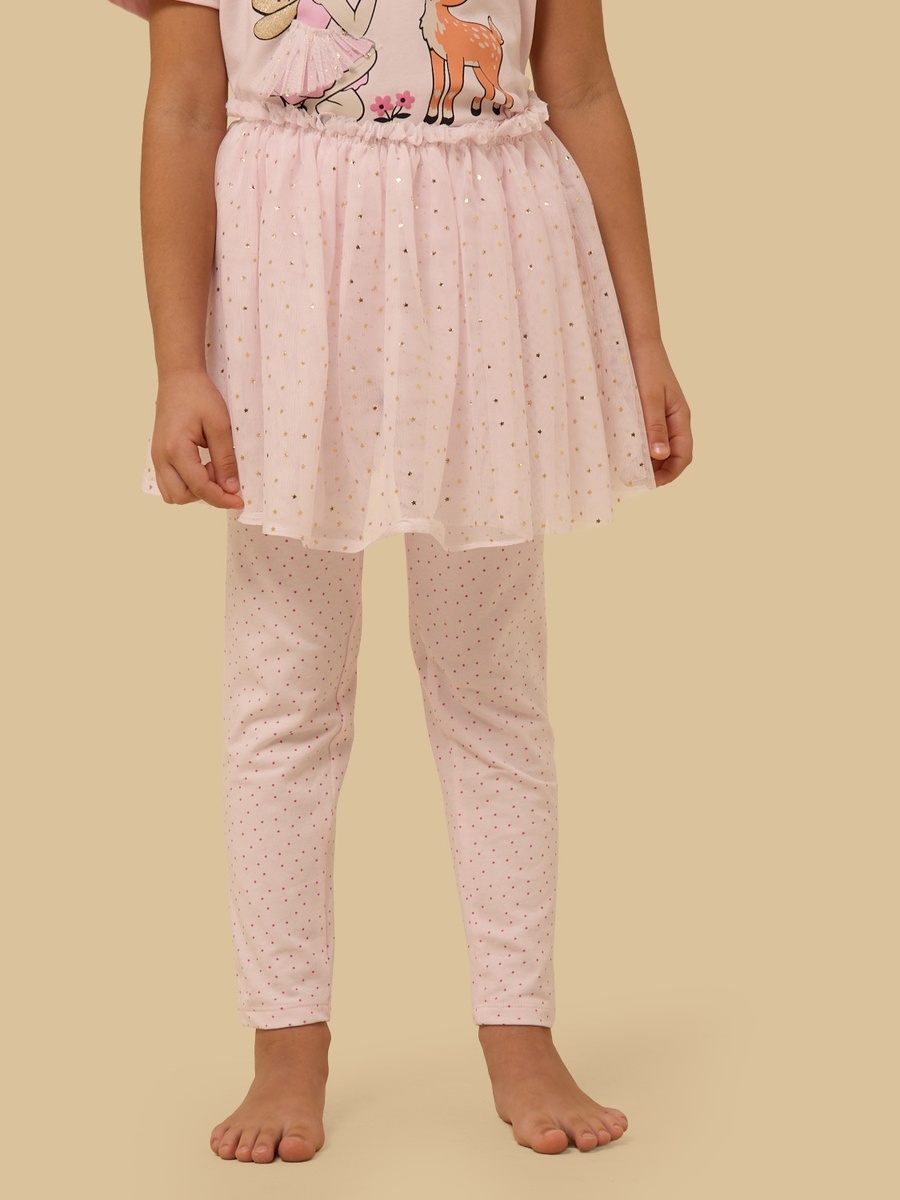 Graphic Print Cotton Pyjama Set