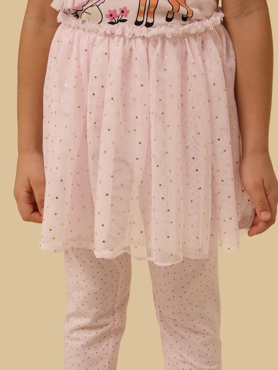 Graphic Print Cotton Pyjama Set