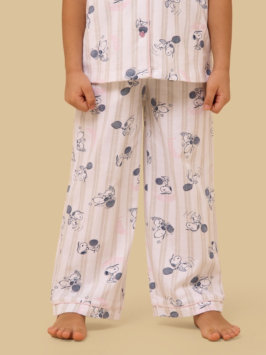 Snoopy Print Cotton Pyjama Set