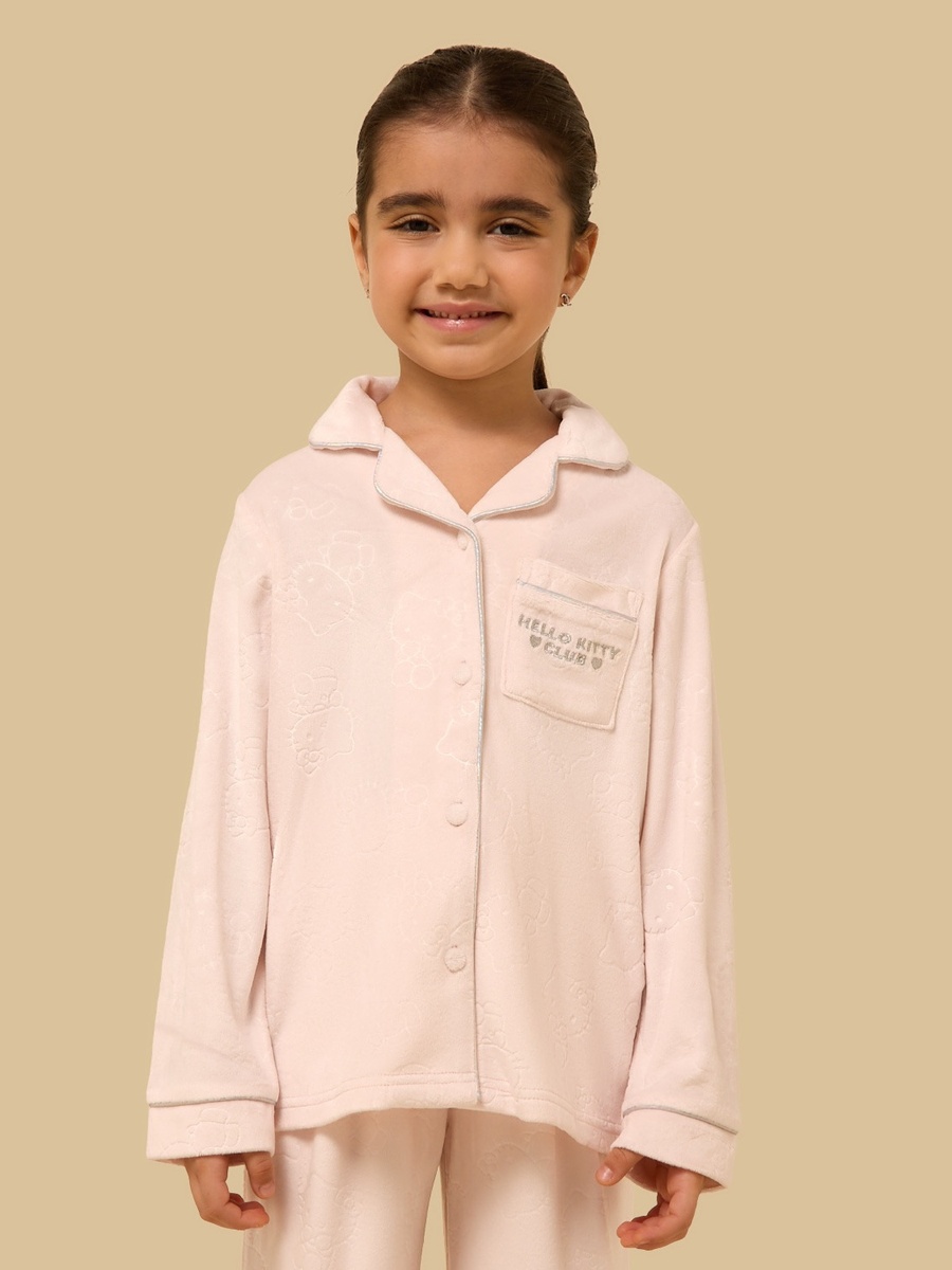 Hello Kitty Embossed Pyjama Set