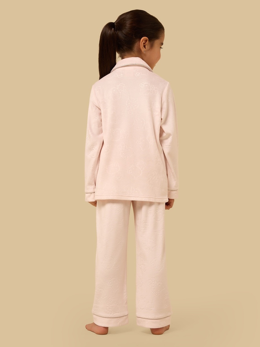 Hello Kitty Embossed Pyjama Set