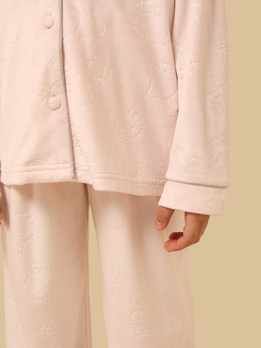 Hello Kitty Embossed Pyjama Set