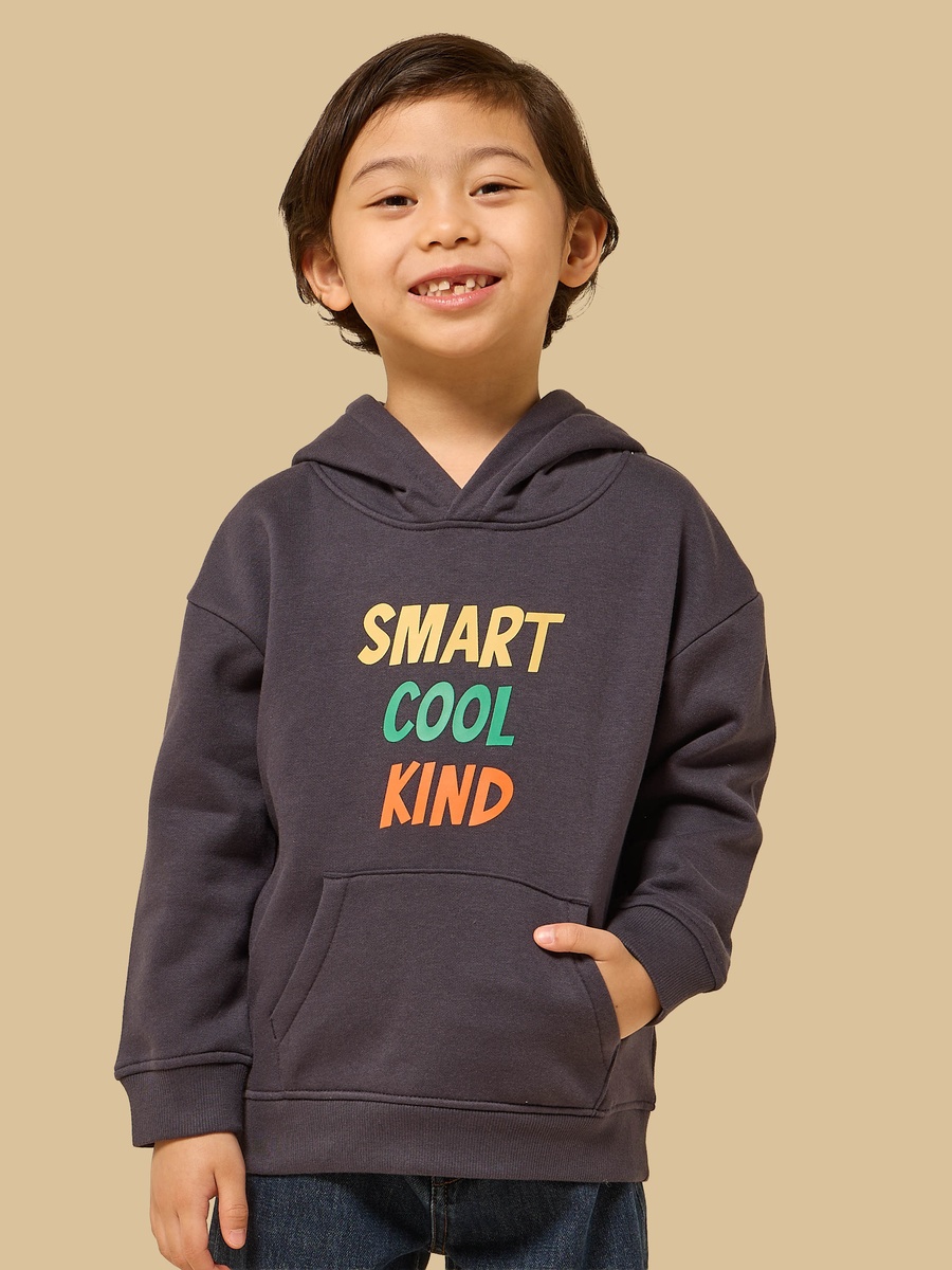 Typography Print Hoodie
