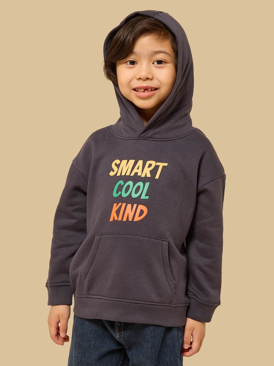 Typography Print Hoodie