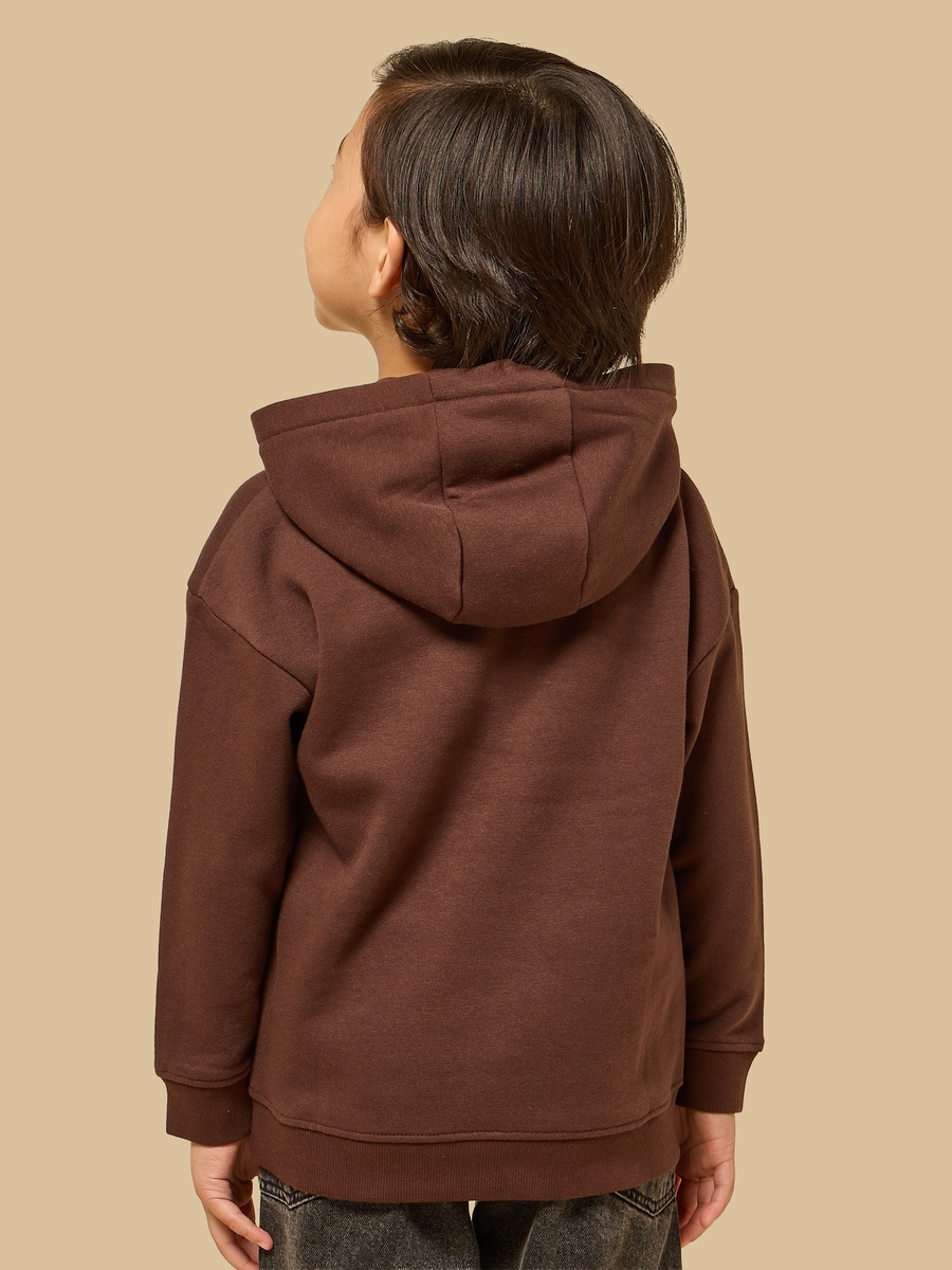 Slogan Print Hoodie with Kangaroo Pocket