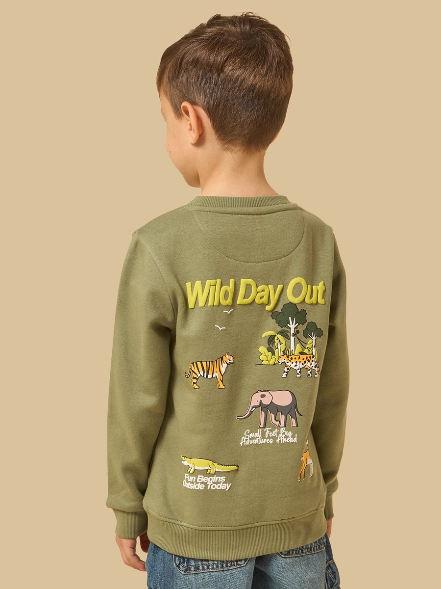 Safari Print Sweatshirt