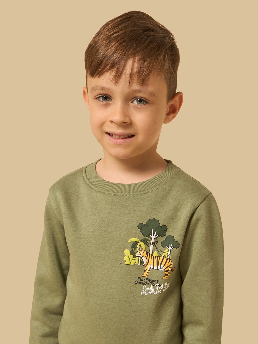 Safari Print Sweatshirt