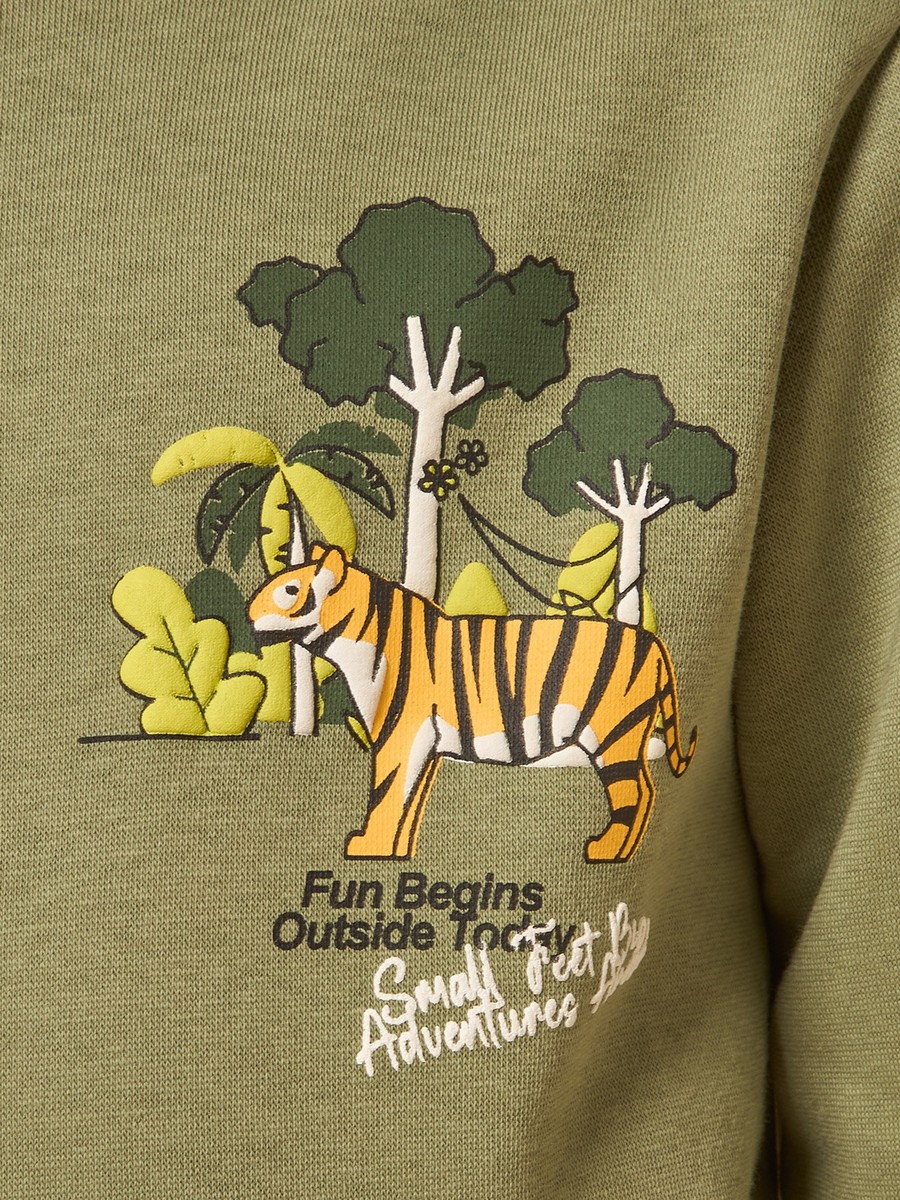 Safari Print Sweatshirt