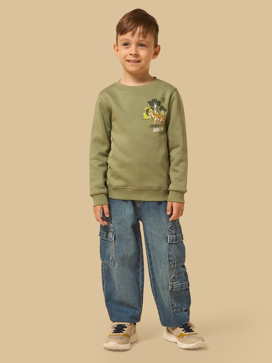 Safari Print Sweatshirt