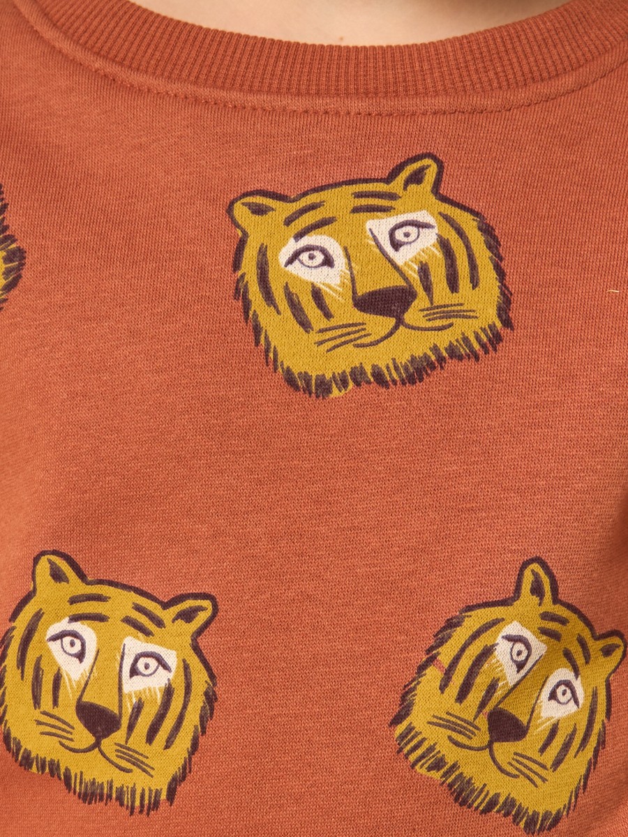 Tiger Print Sweatshirt