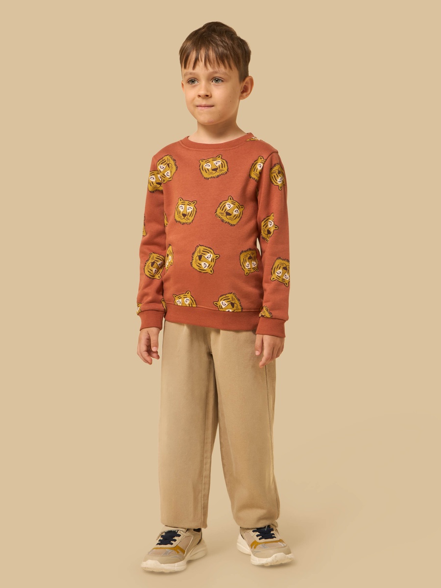 Tiger Print Sweatshirt