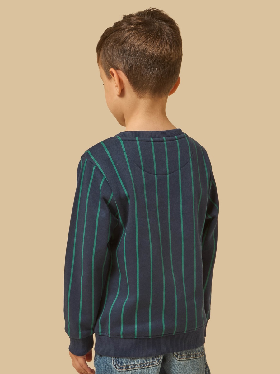 Toronto Print Striped Sweatshirt