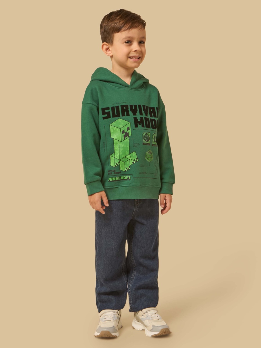 Minecraft PrintHooded Sweatshirt