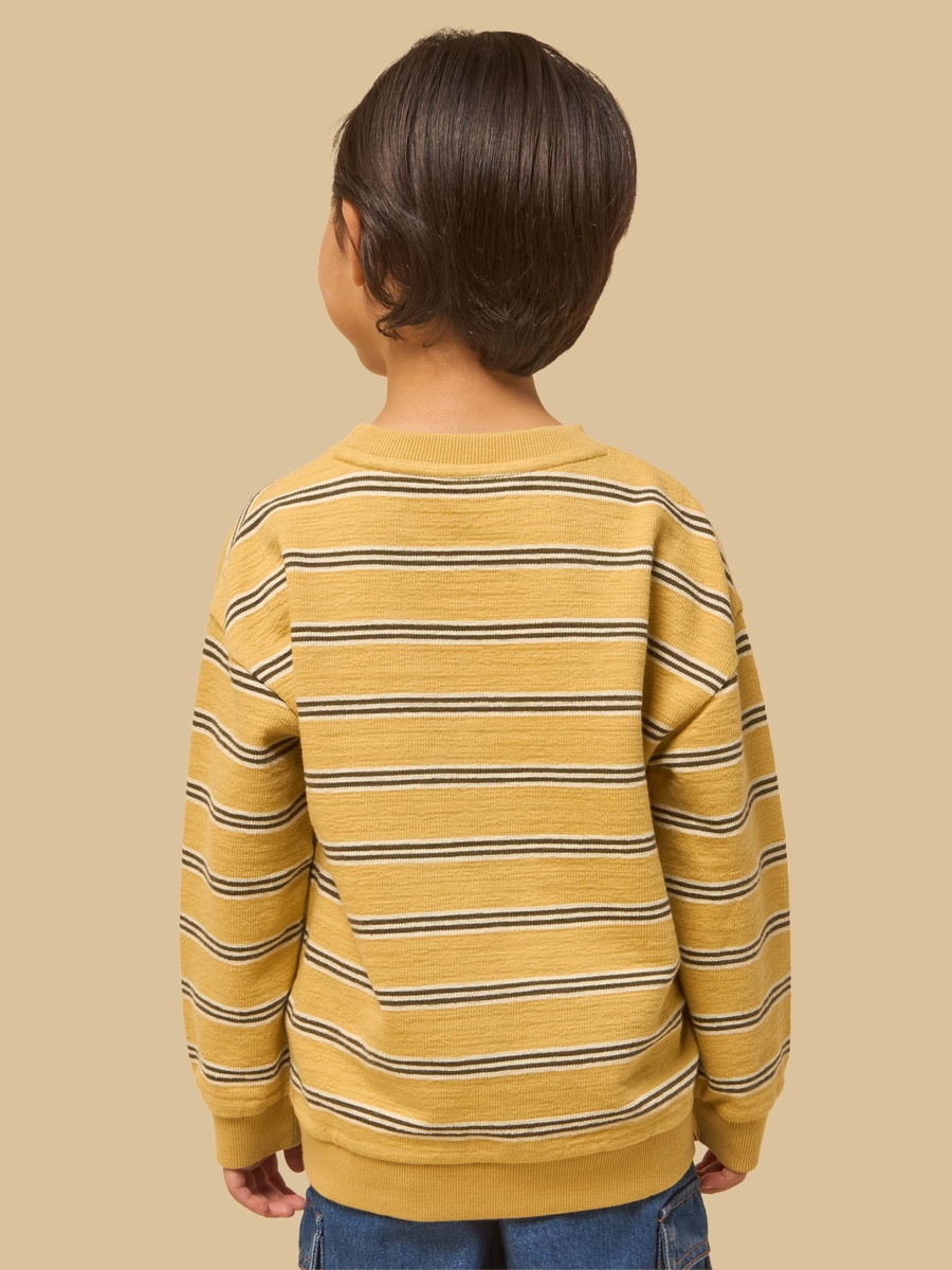 Striped Cotton Sweatshirt