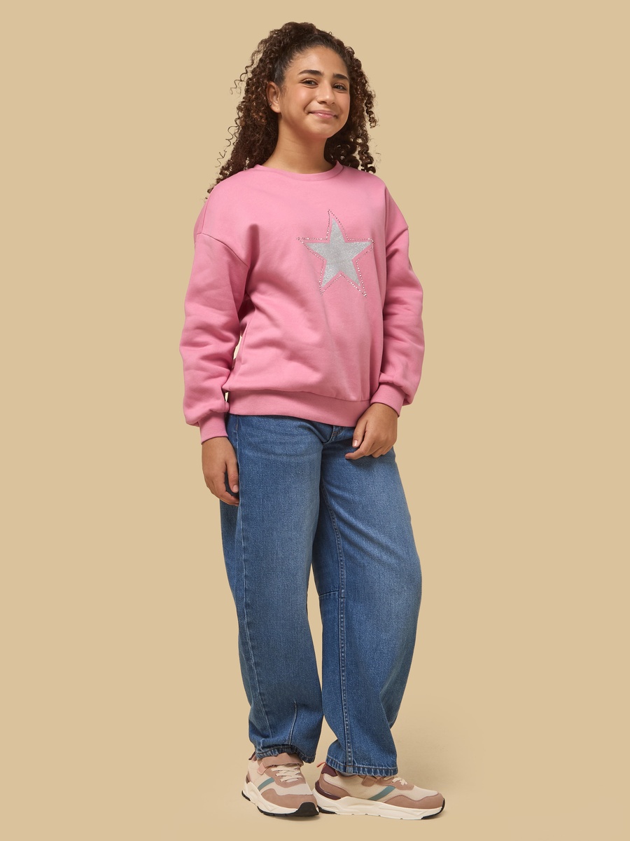 Embellished Star Oversized Sweatshirt