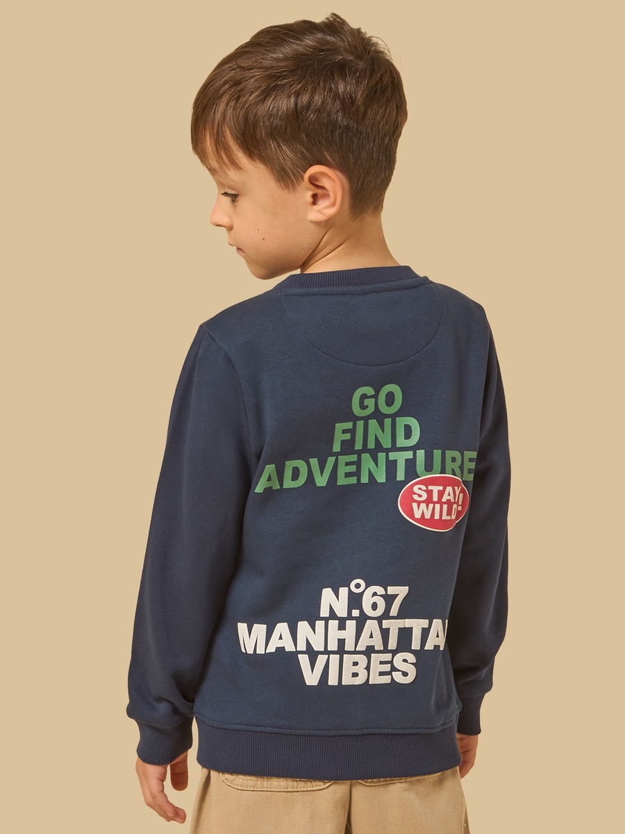 Slogan Print Sweatshirt