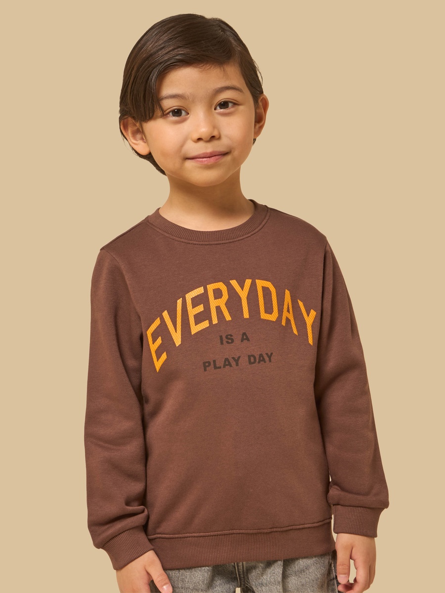 Slogan Print Sweatshirt