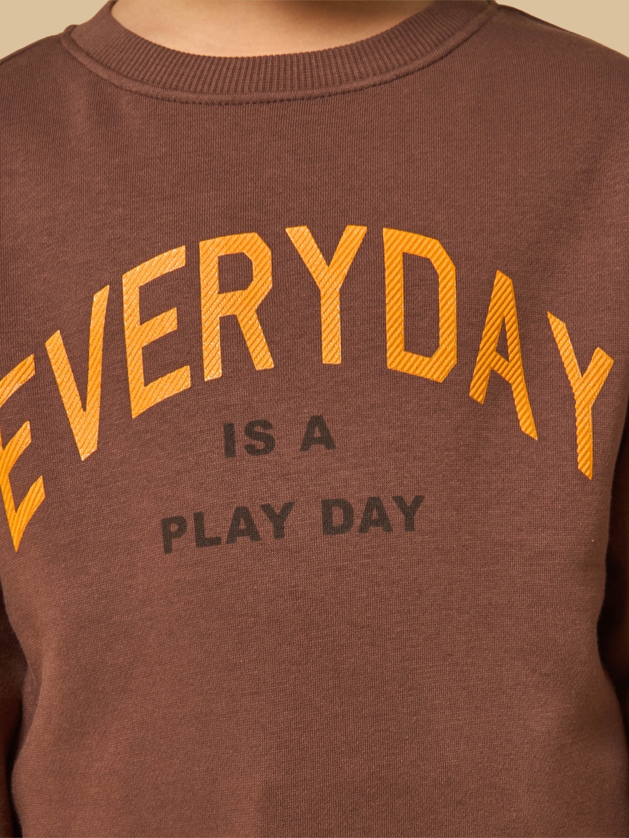 Slogan Print Sweatshirt