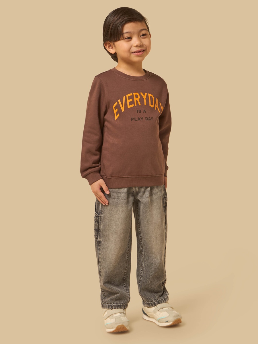 Slogan Print Sweatshirt