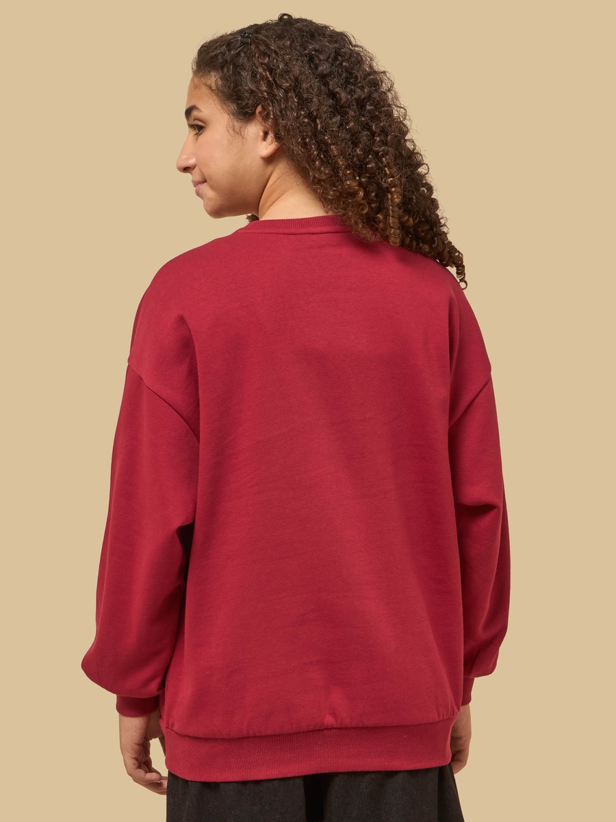 Brooklyn Print Oversized Sweatshirt