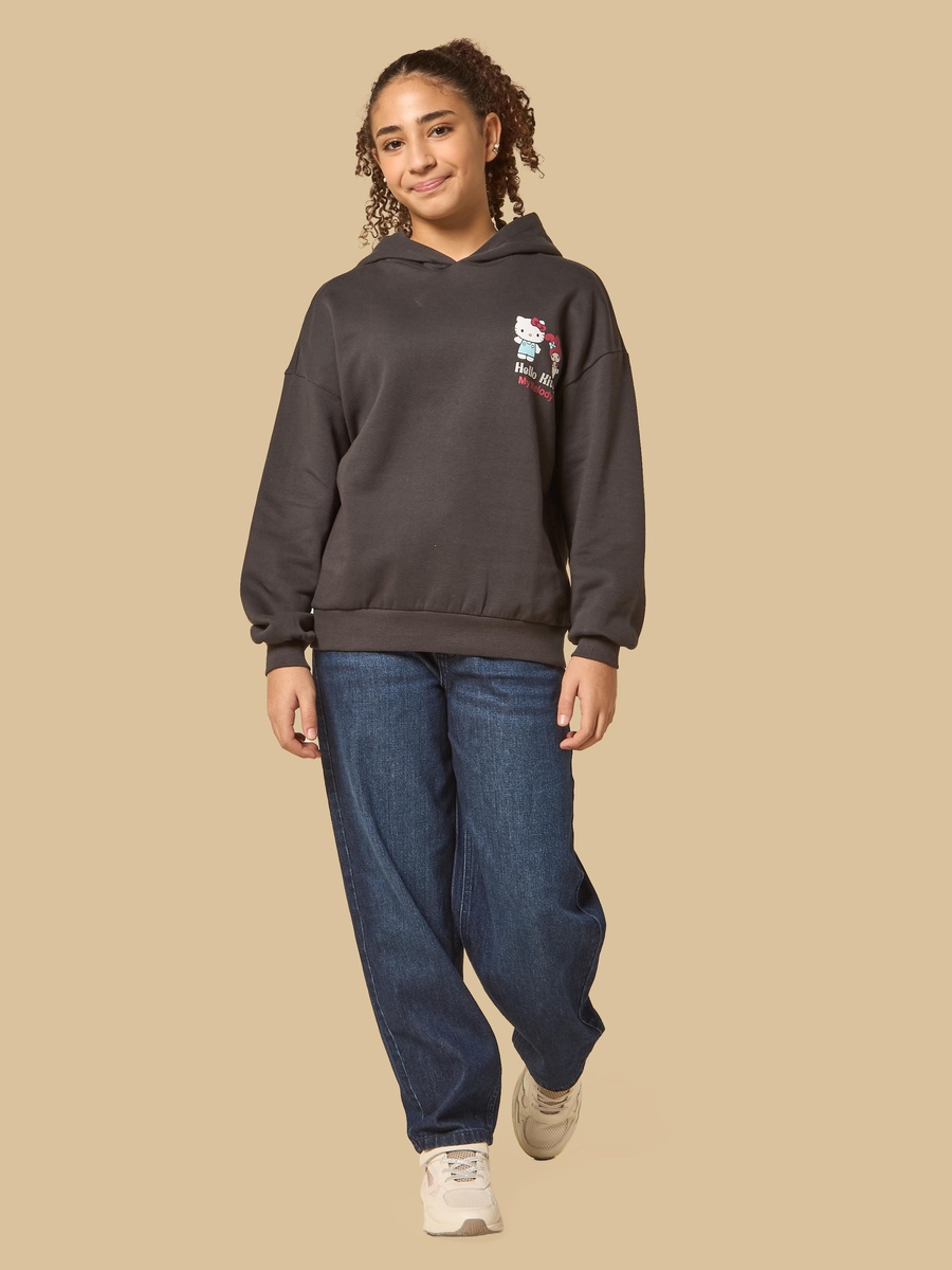 Hello Kitty and Friends Oversized Hooded Sweatshirt