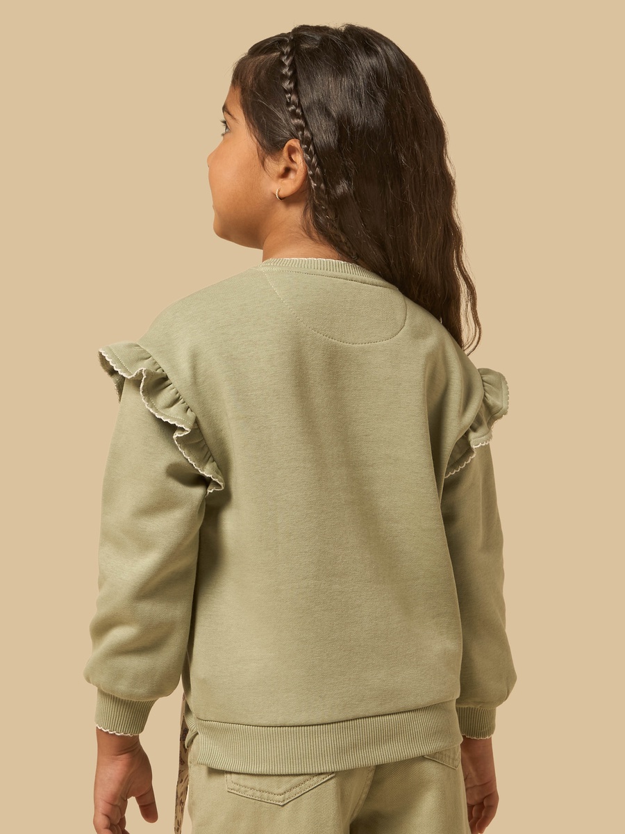 Floral Applique Sweatshirt