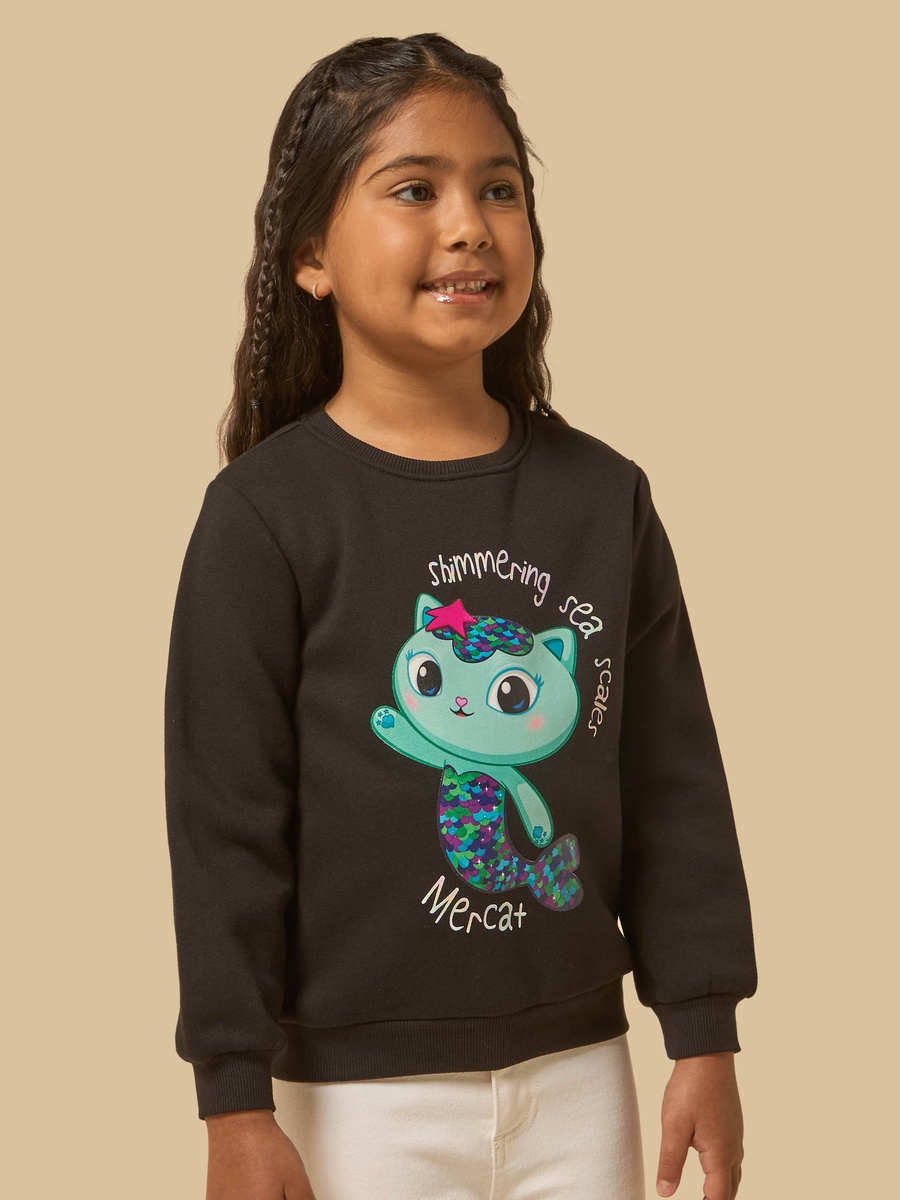 Mercat Print Oversized Sweatshirt