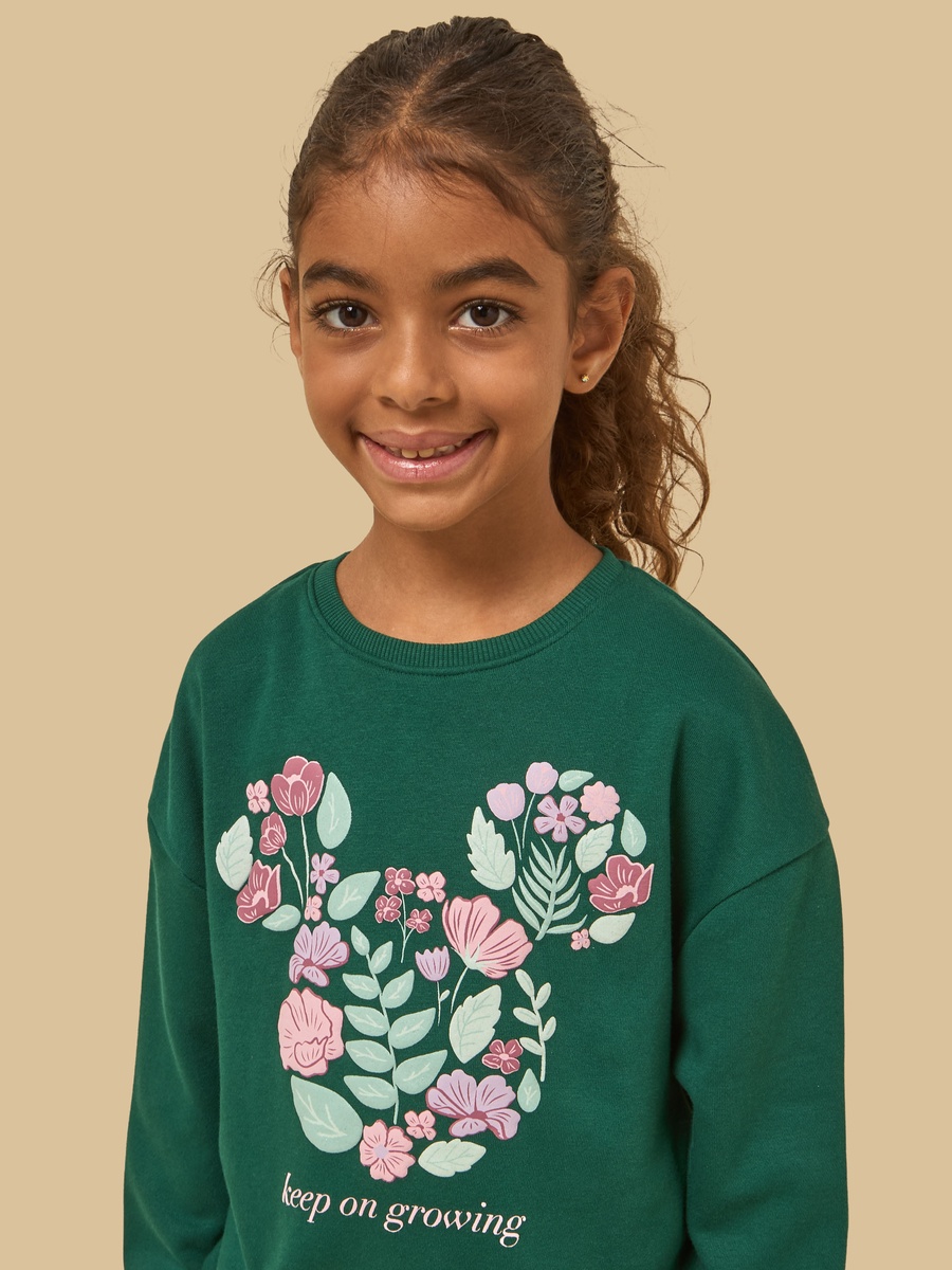 Floral Print Sweatshirt