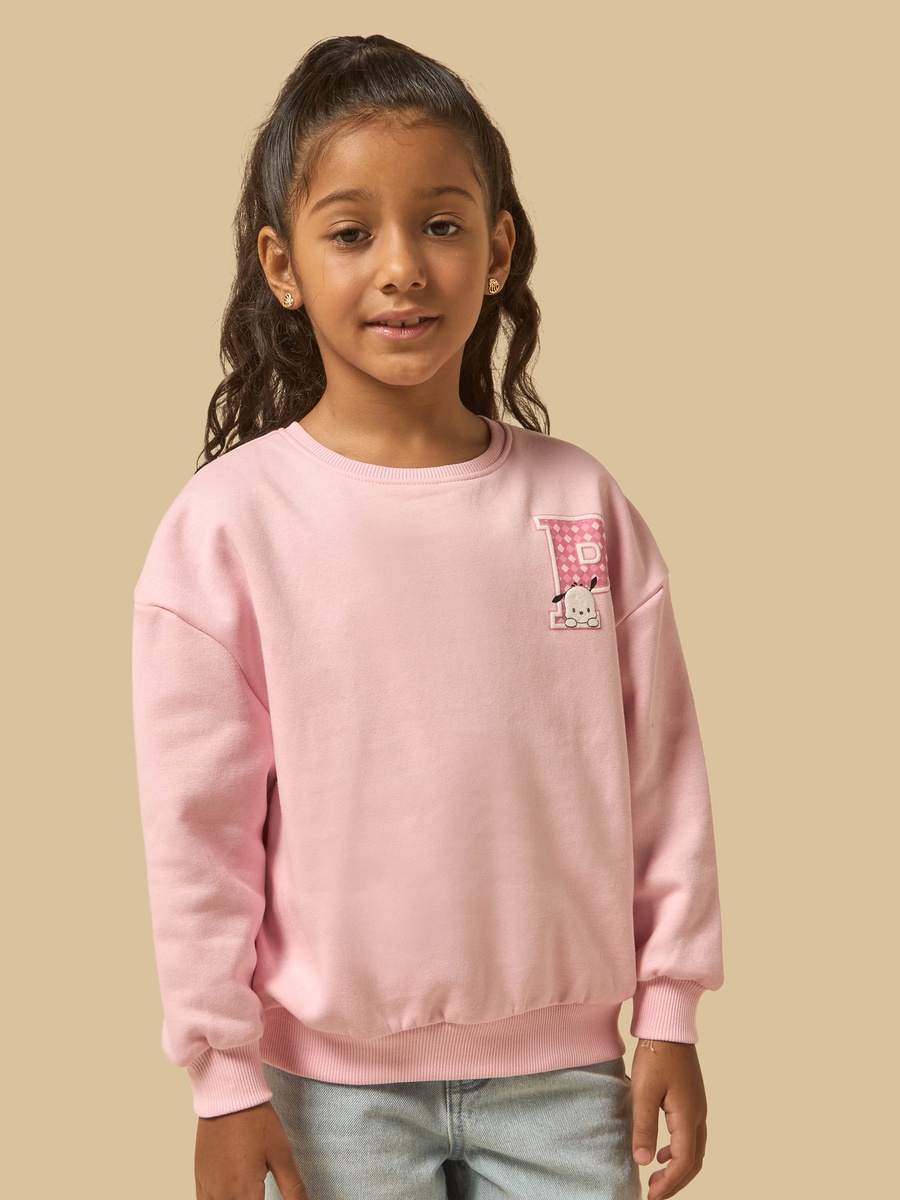 Pochacco Print Oversized Sweatshirt
