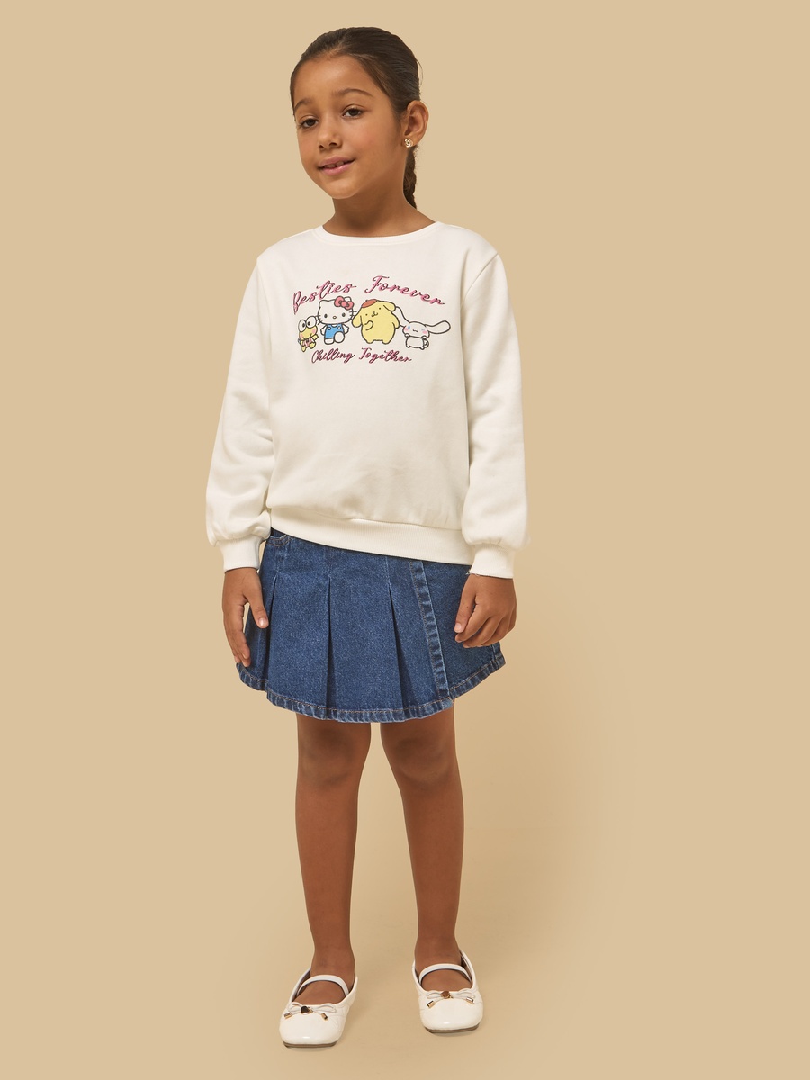 Hello Kitty and Friends Print Regular Fit Sweatshirt