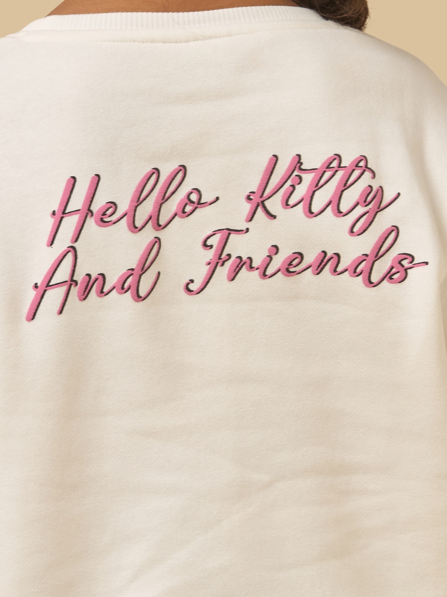 Hello Kitty and Friends Print Regular Fit Sweatshirt